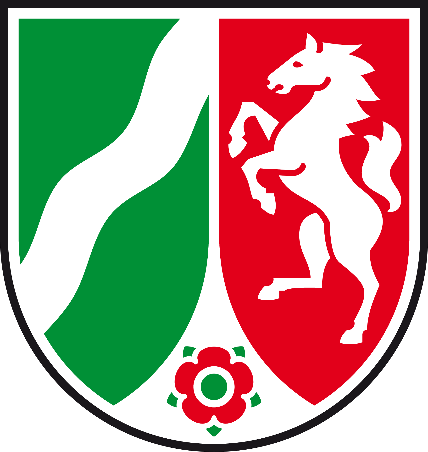 Wappen des Landes Nordrhein-Westfalen Wappen des Landes Nordrhein-Westfalen