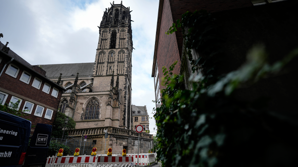 Foto von Fernwärmebaustelle an der Salvatorkirche